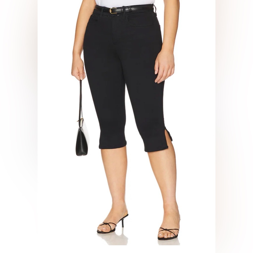 Good American Good Capri Skinny Black